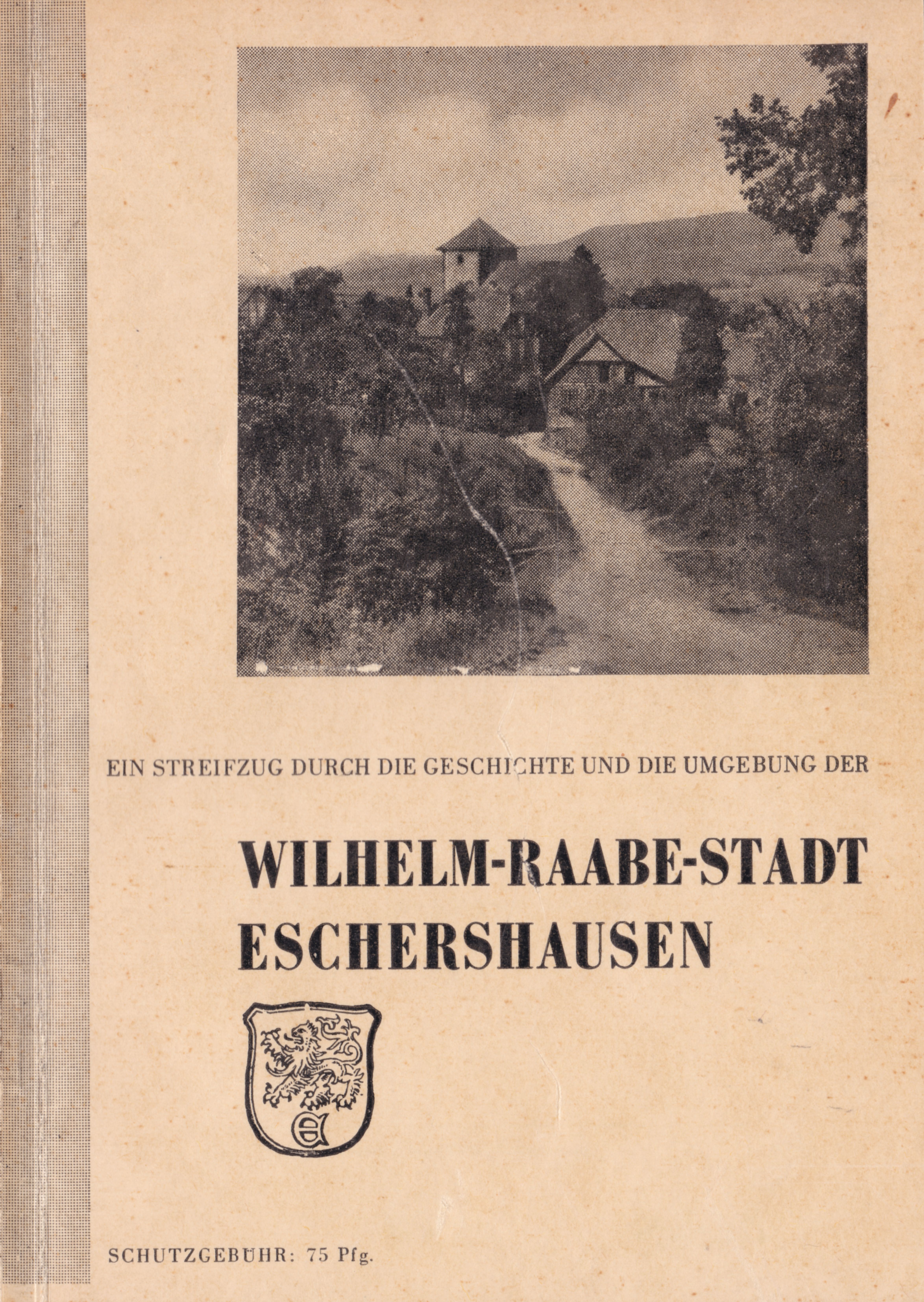 Frontseite des Buchs Raabestadt Eschershausen 1957